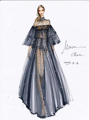 服装设计中的手绘艺术 连接创意与现实的桥梁